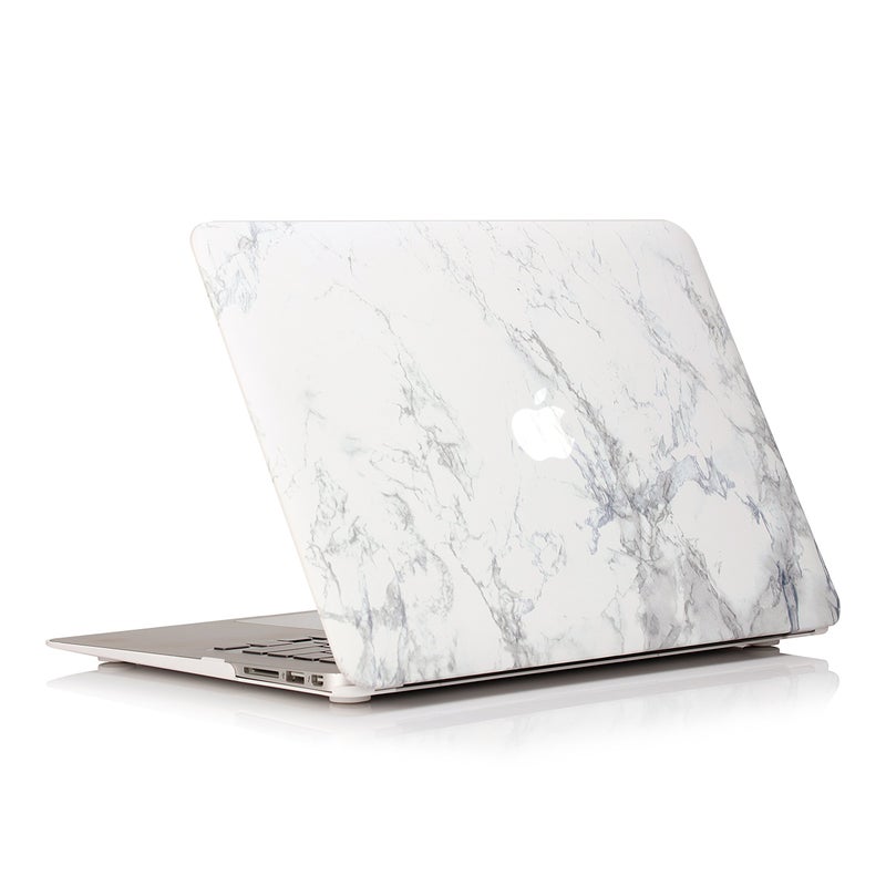 RUBAN Compatible with MacBook Air 11 Inch Case Model A1370 A1465, Soft Touch Plastic Hard Shell Case Bundle for Mac Air 11.6 (Marble) - Image 1